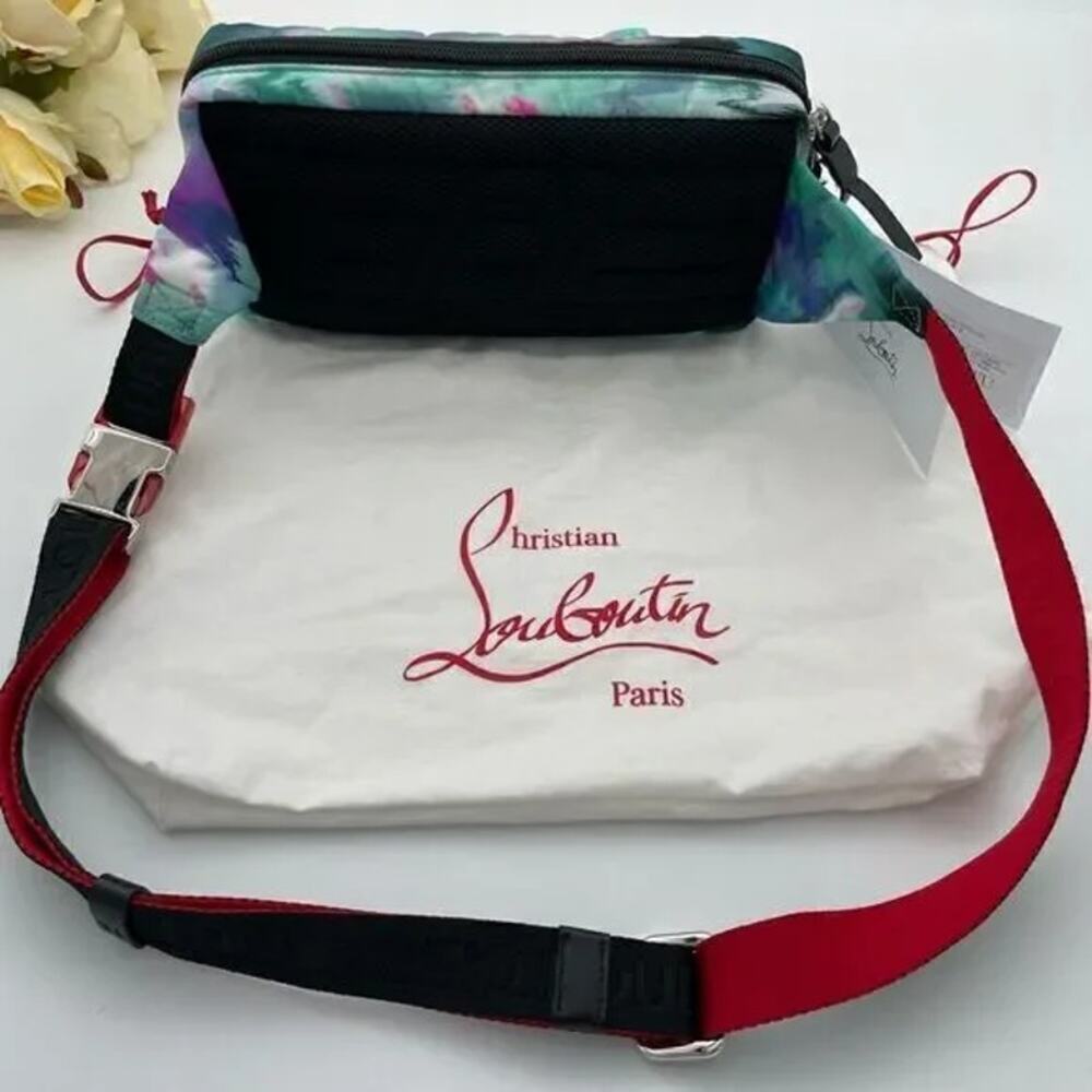 SOLD Unisex, Christian, Louboutin, loubideal adjustable belt bag made in Italy - Picture 9 of 10